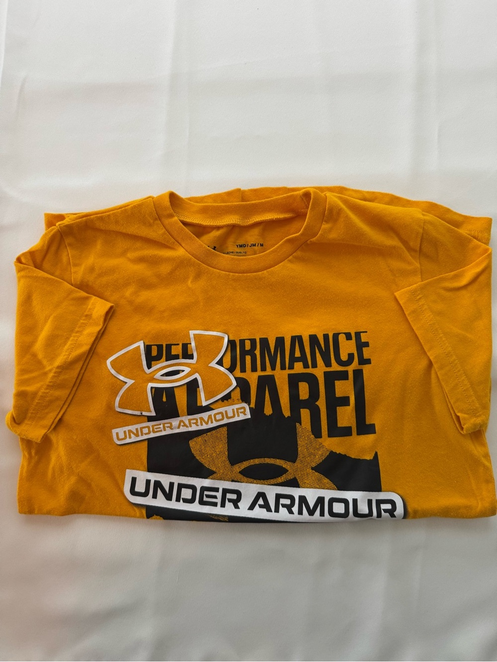 Under Armour Boy’s Short-Sleeve Performance Tee - Mustard